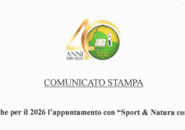 COMUNICATO STAMPA - Torna anche per il 2026 l'appuntamento con "Sport & Natura con l'Alema"
